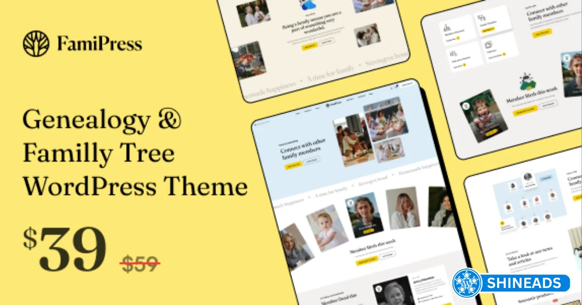 FamiPress - Genealogy & Family Tree WordPress Theme