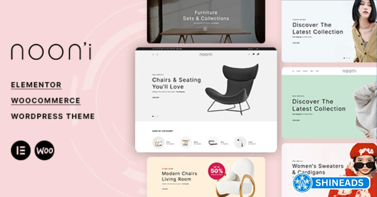 Nooni - Furniture & Fashion WooCommerce Theme