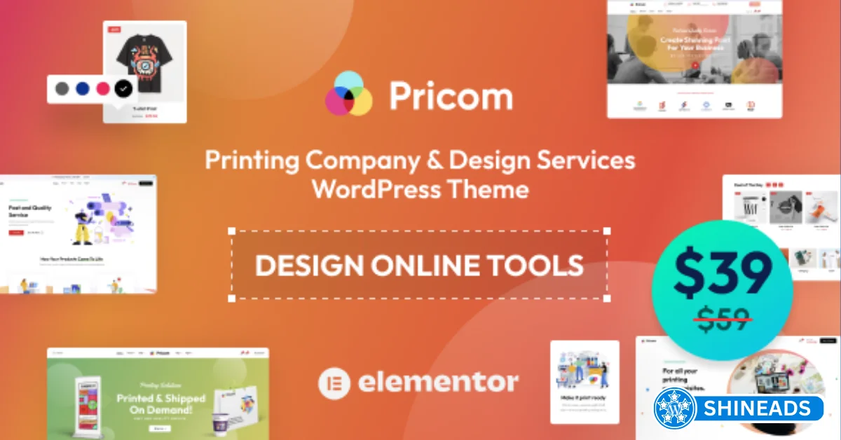 Pricom - Printing Company & Design Services WordPress Theme