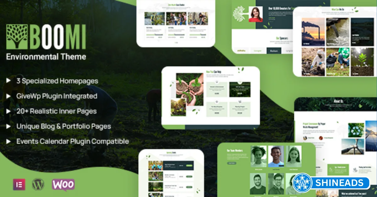 Boomi - Environment & Ecology WordPress Theme