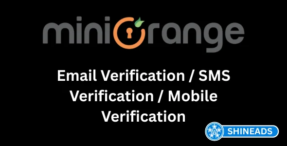 MiniOrange Email Verification SMS Verification Mobile Verification