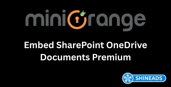 MiniOrange Embed SharePoint OneDrive Documents Premium