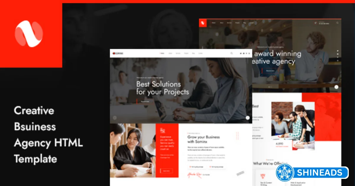 Sominx - Creative Business Agency WordPress Theme