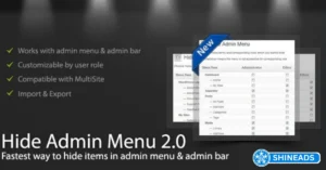 WordPress Hide Admin Menu Plugin