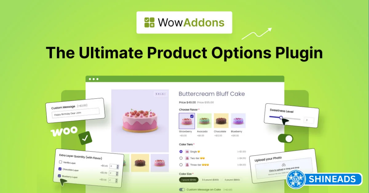 WowAddons Pro – The Ultimate Product Addons For WooCommerce