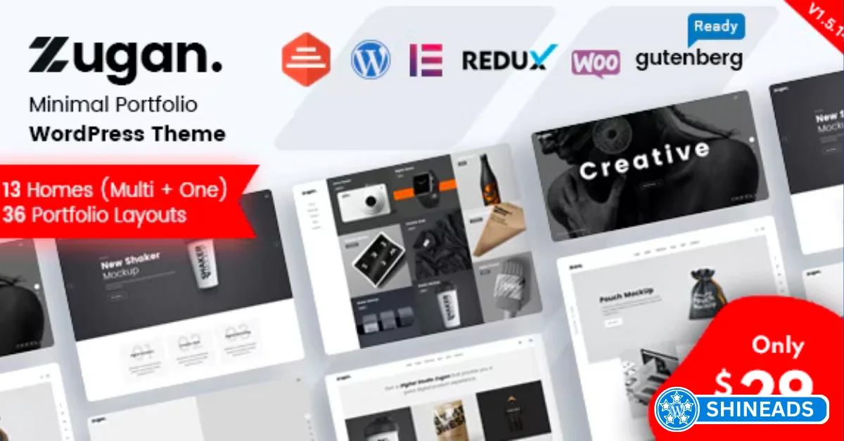 Zugan - Minimal Portfolio WordPress Theme